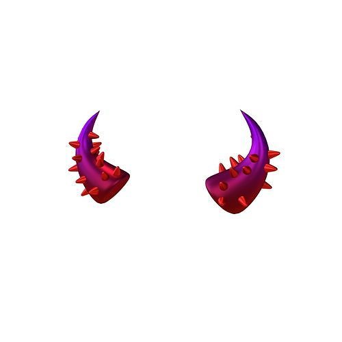 3D model Devil Horn v2 056 VR / AR / low-poly | CGTrader