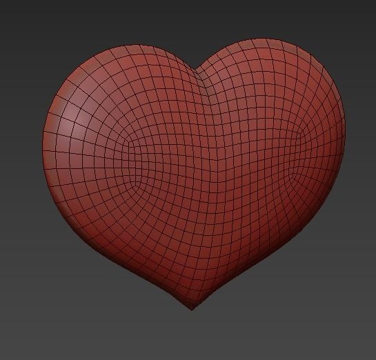 3D model Heart simple VR / AR / low-poly | CGTrader