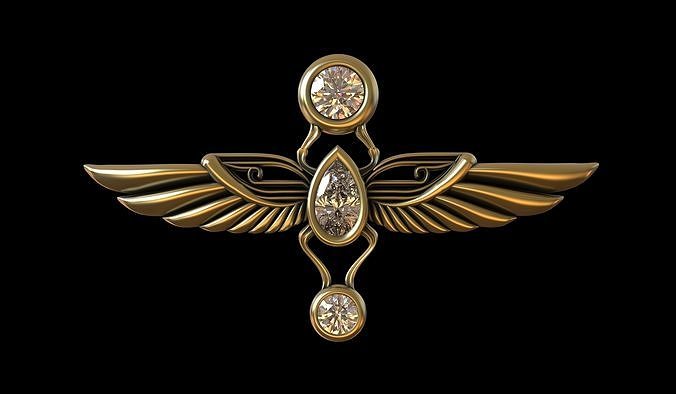 Egyptian Scarab Pendant 3D model 3D printable | CGTrader