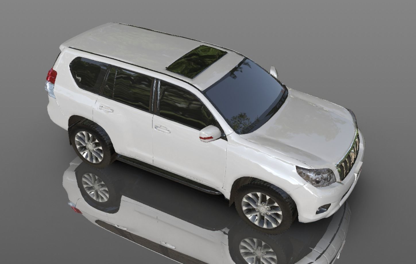 3D model Toyota Prado Land Cruiser 3D model - Game Ready Asset VR / AR ...