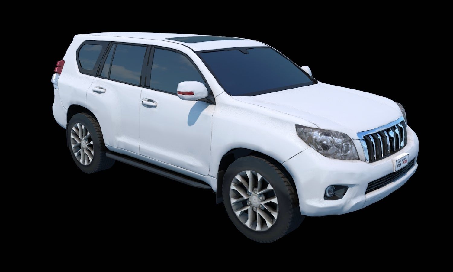 3D model Toyota Prado Land Cruiser 3D model - Game Ready Asset VR / AR ...