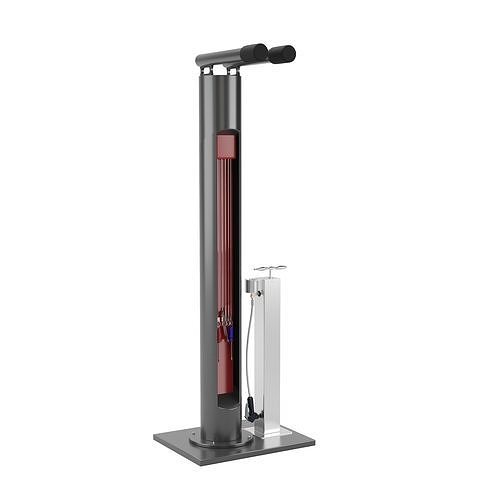 Cupertino installs bike repair station 3D model CGTrader