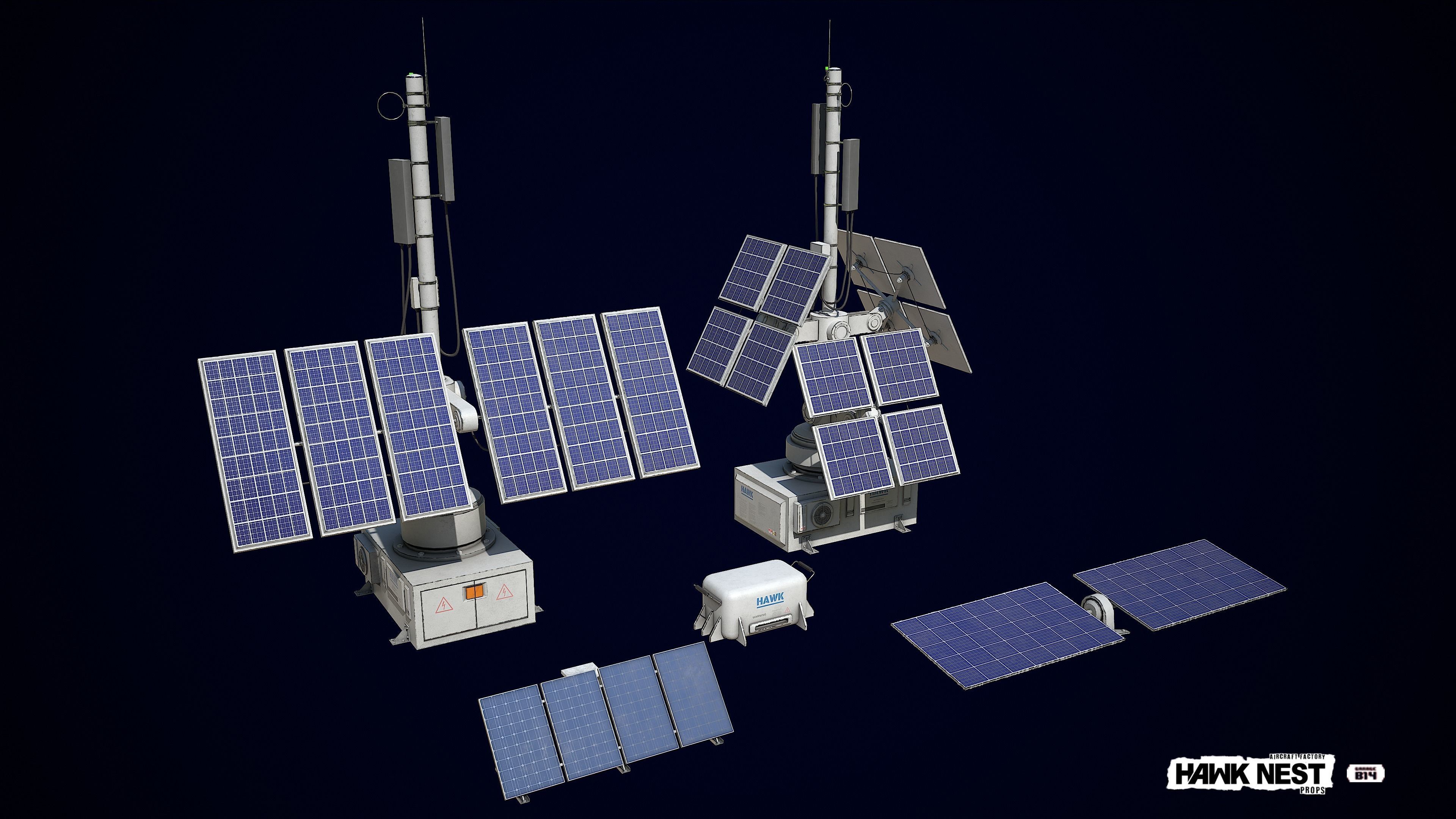 3D model Solar Panel Collection VR / AR / low-poly | CGTrader