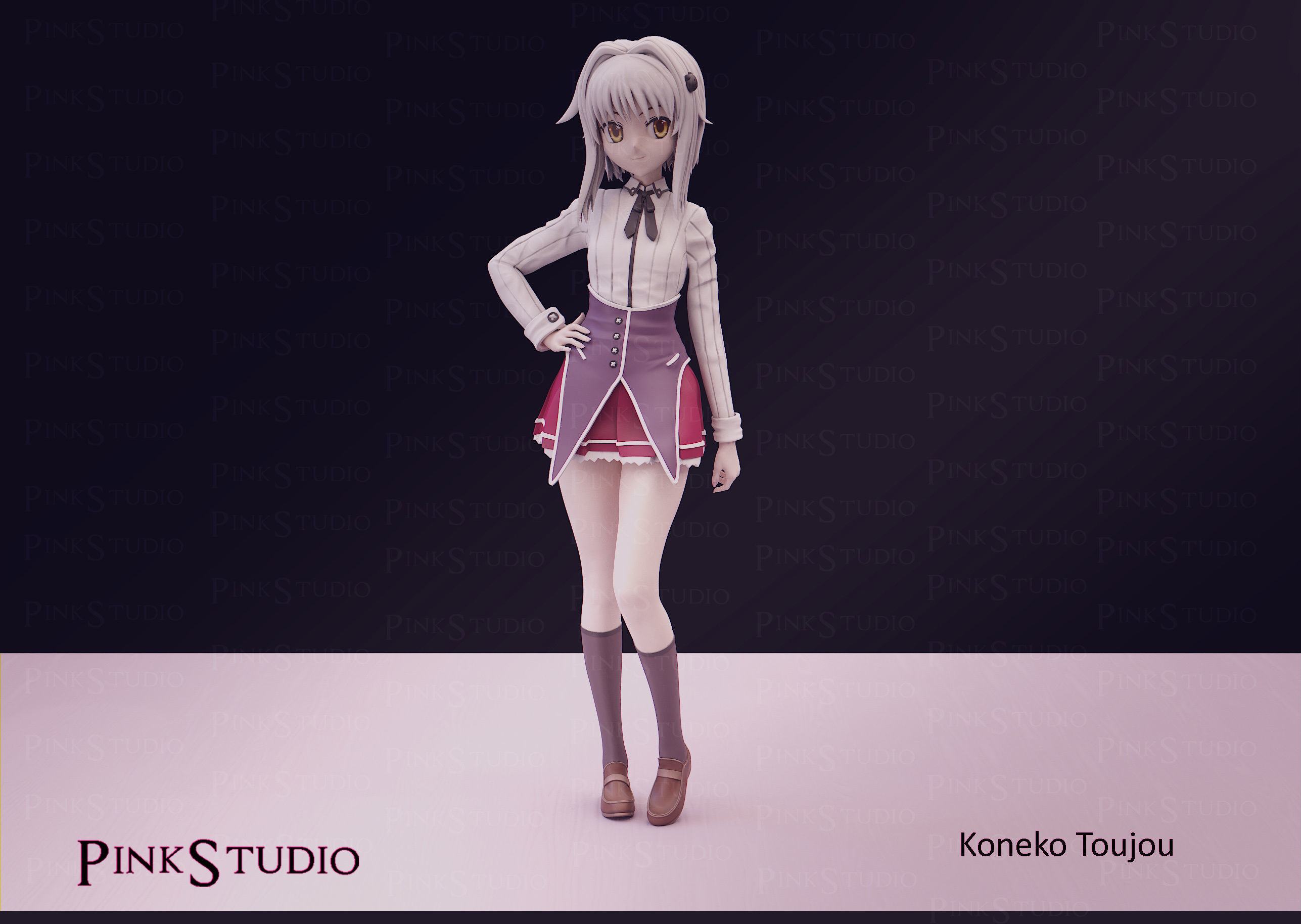 high school dxd - Koneko toujou 3D model 3D printable | CGTrader