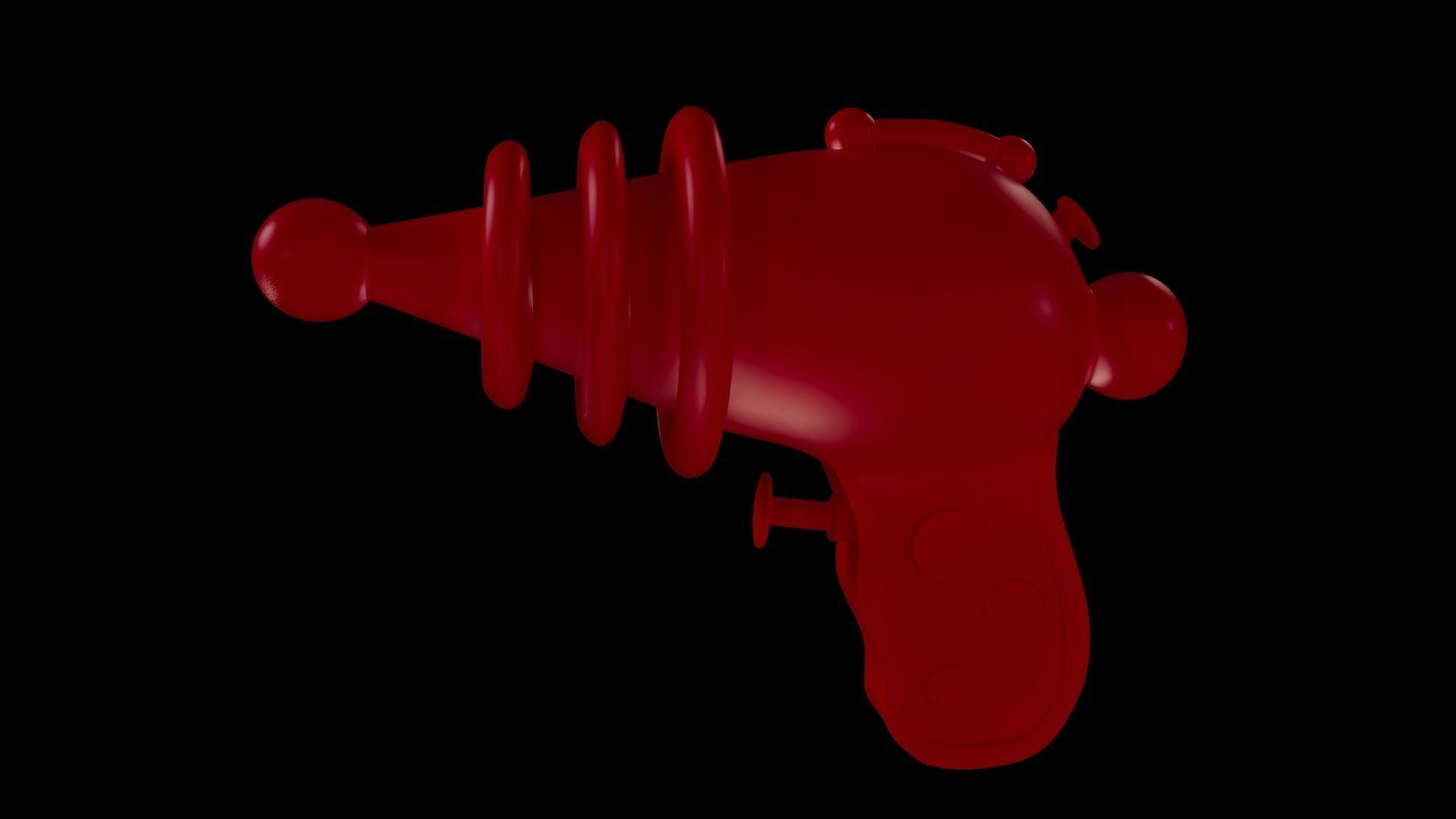 Toy Water Gun Pistol 3D model CGTrader