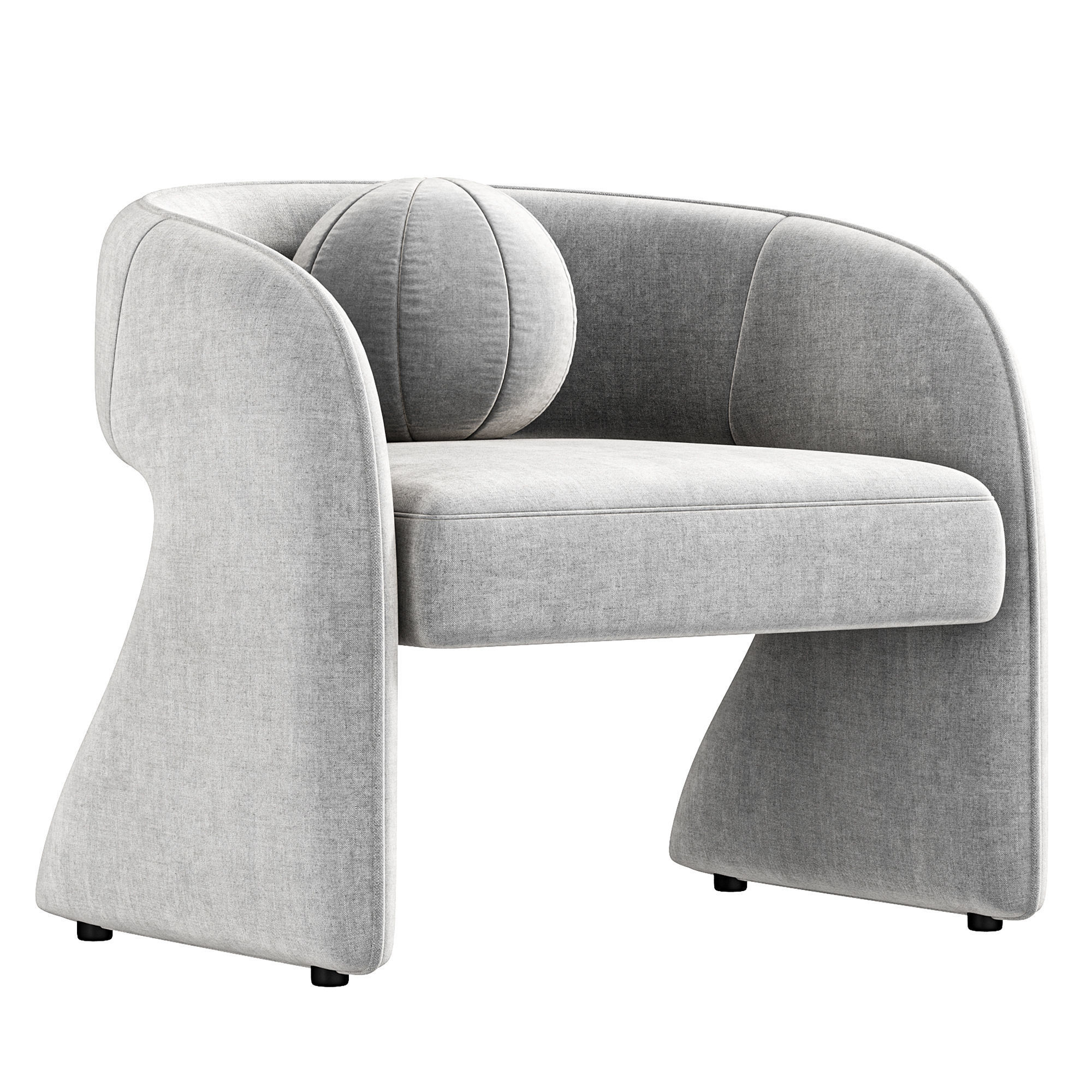 Highfashionhome Com 2026.3D model Rosalia Chair By Highfashionhome VR / AR / low-poly | CGTrader