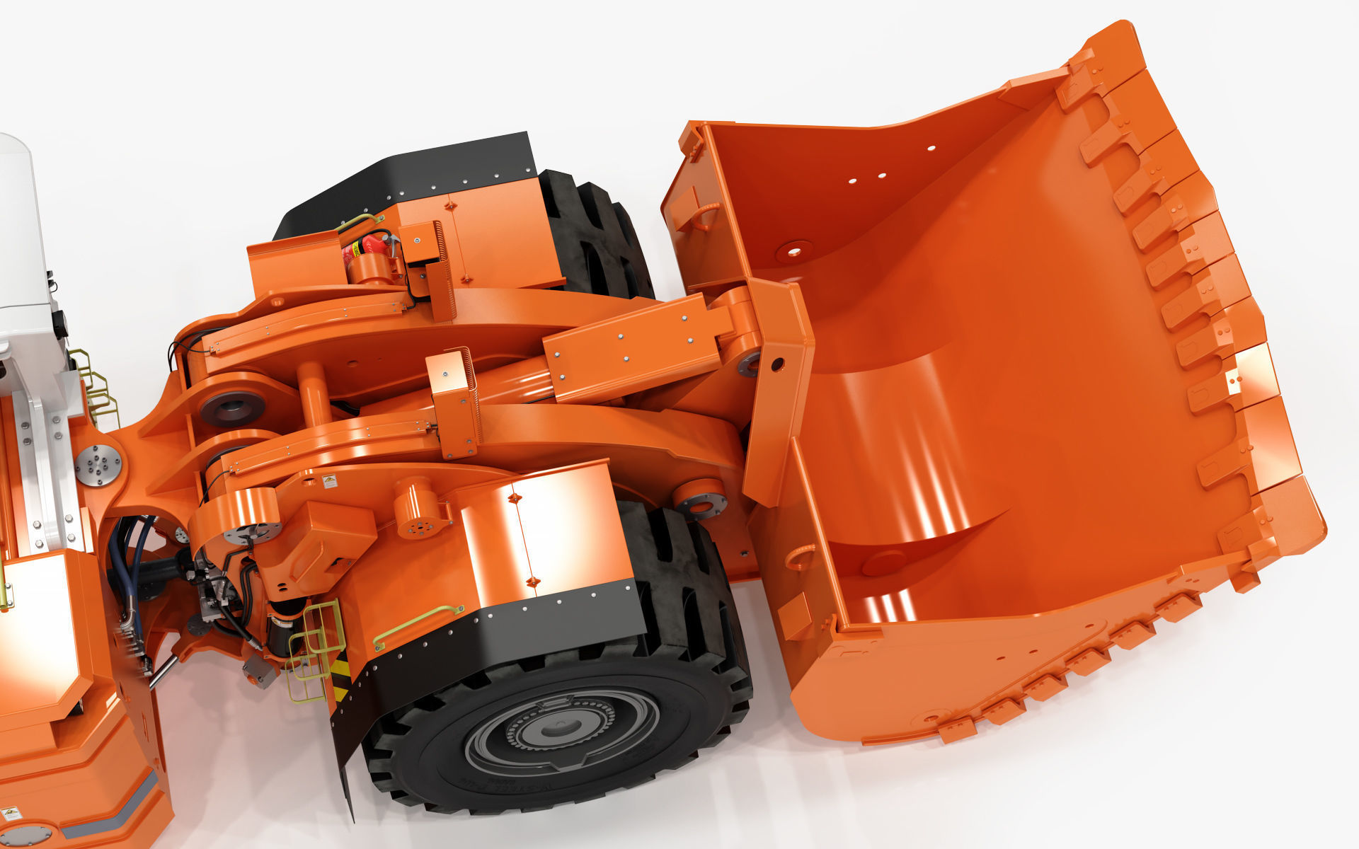 Underground Mining Loader LH621i 3D model | CGTrader
