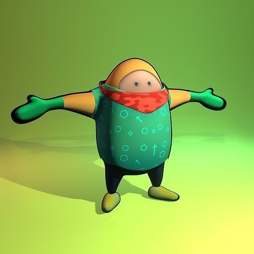 Noob for roblox free VR / AR / low-poly 3D model