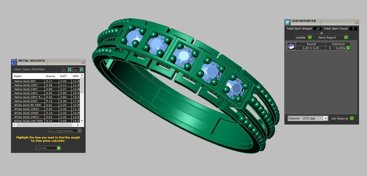 Diamond ring 0531 3D printable model free 3D model 3D printable | CGTrader
