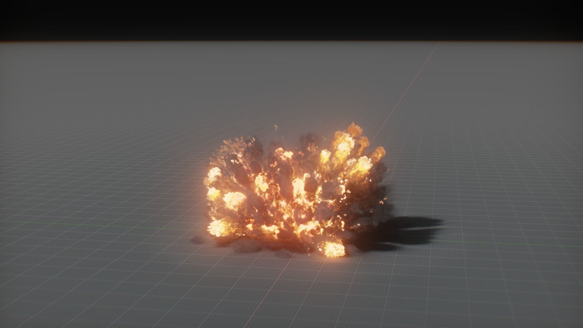 Artillery Grenade Explosion Animation 3D 3D model animated CGTrader
