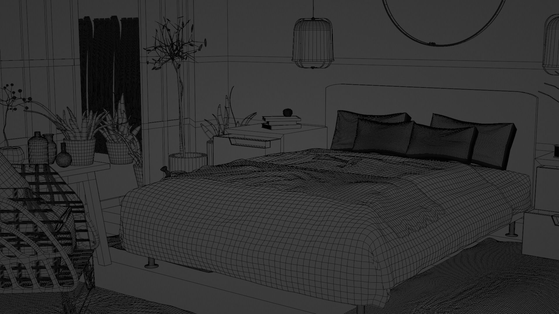 IKEA bedroom collection 3D model CGTrader