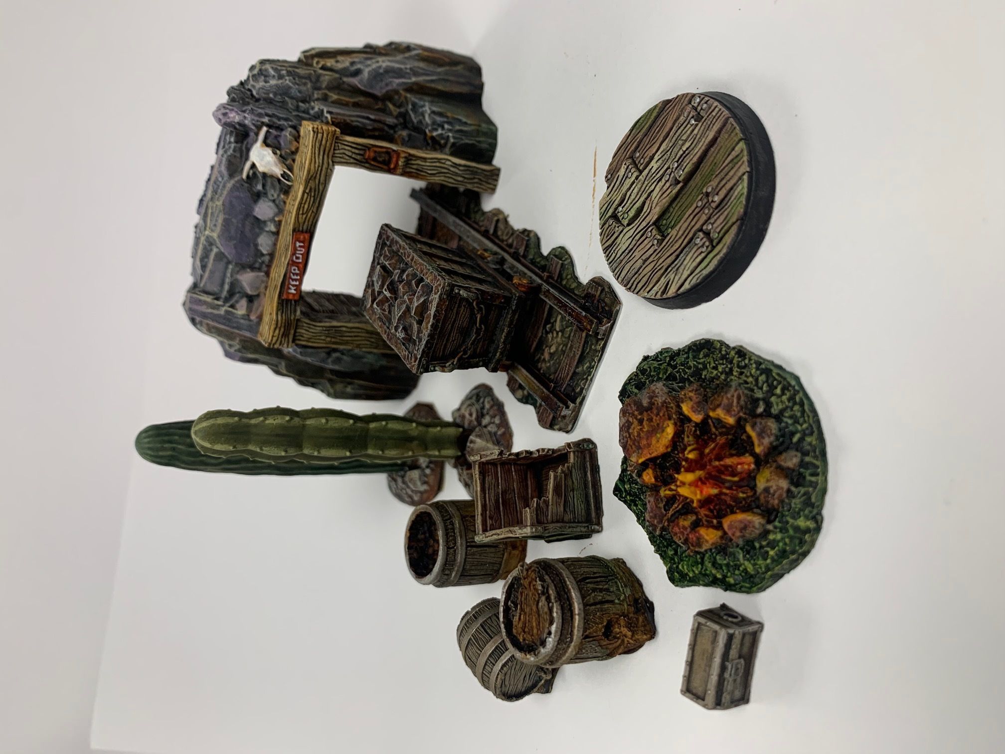 LegendGames wild west Cactus set 3D model 3D printable | CGTrader