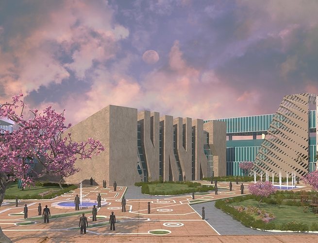 3d architecture project model 3D model | CGTrader