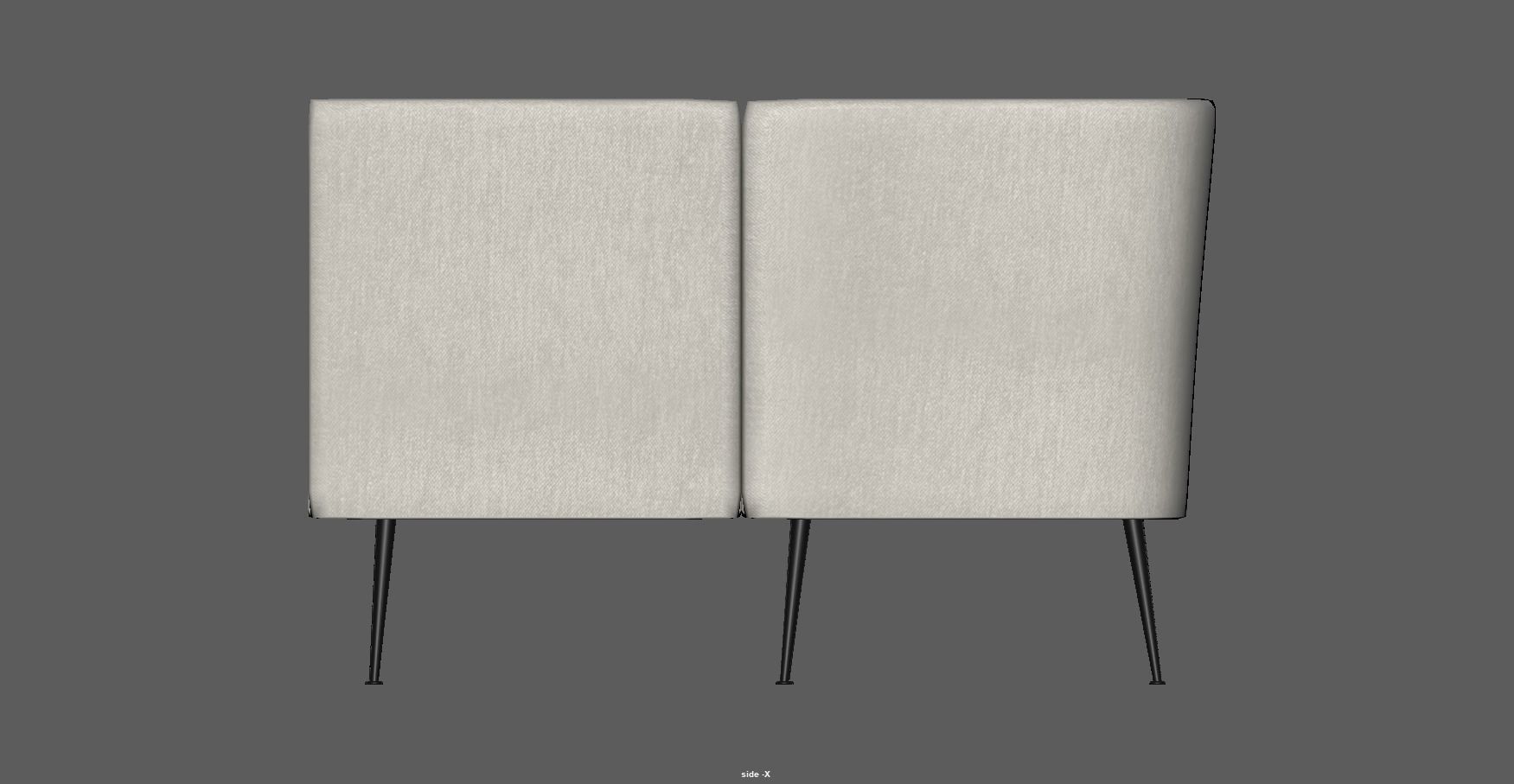 3D model modular seating - modular sofa - lounge seating - couch VR ...