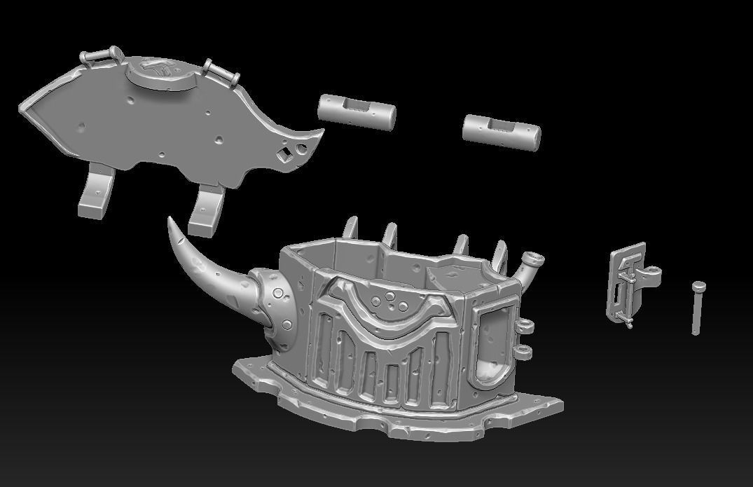 Anvil chest 3d print 3D model 3D printable CGTrader