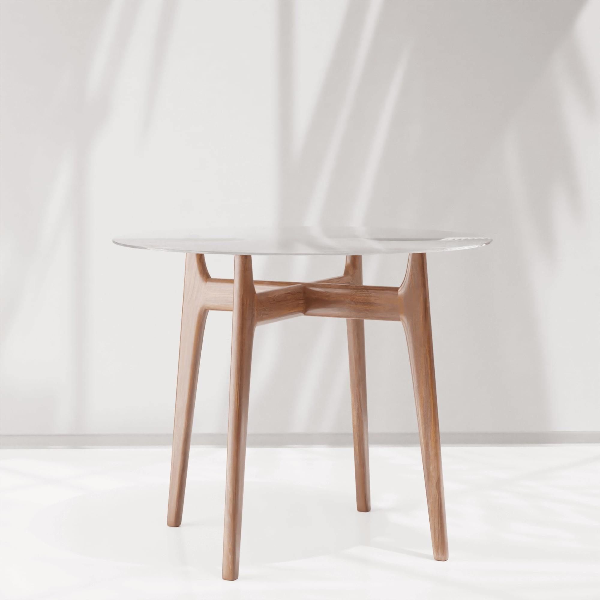 Crate and Barrel Tate Dining Table 3D model CGTrader