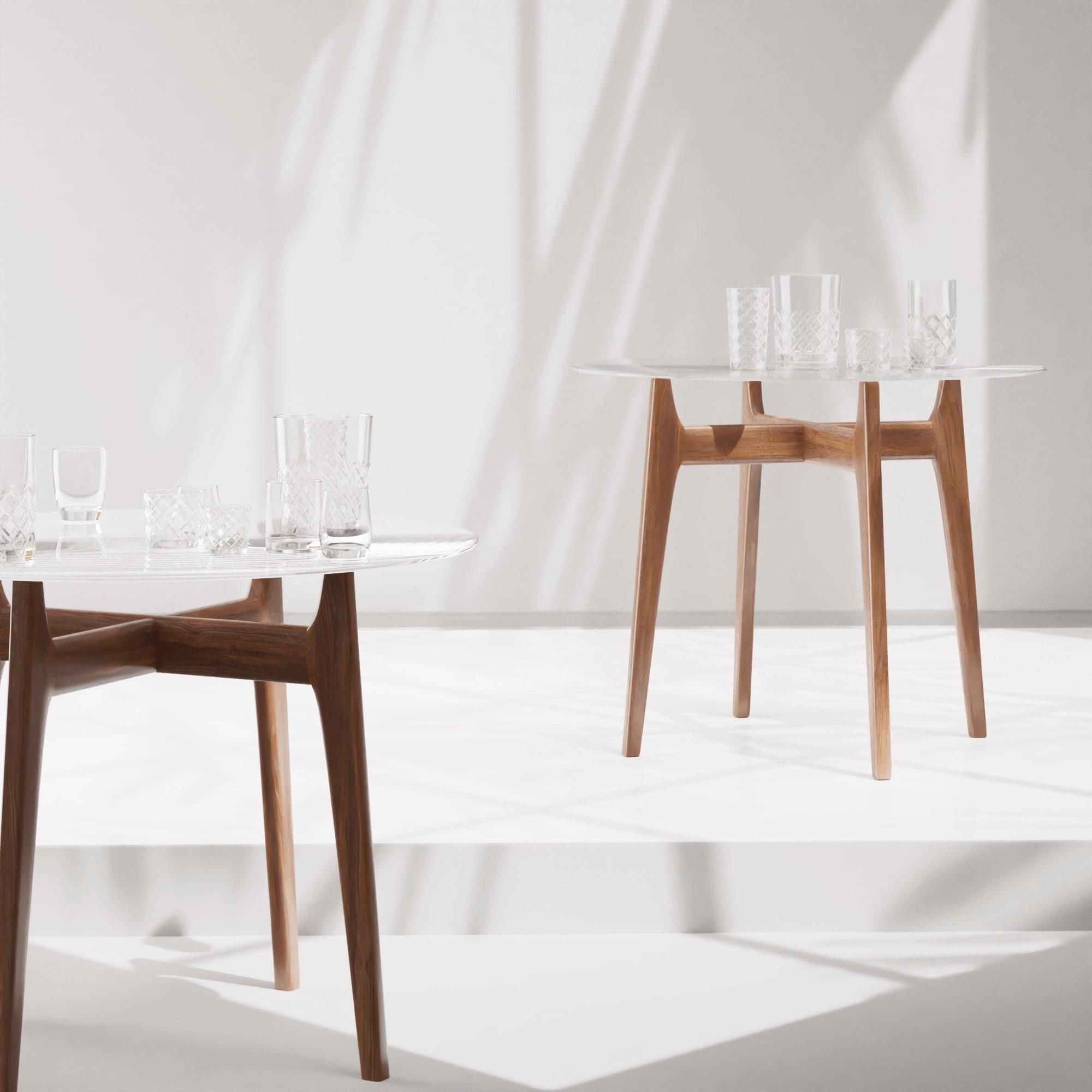 Crate and Barrel Tate Dining Table 3D model CGTrader