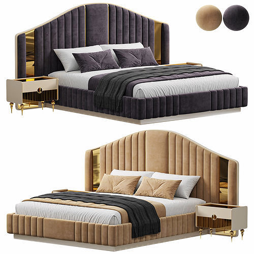 Hera Bed By Akyuzmobilya 3D model CGTrader