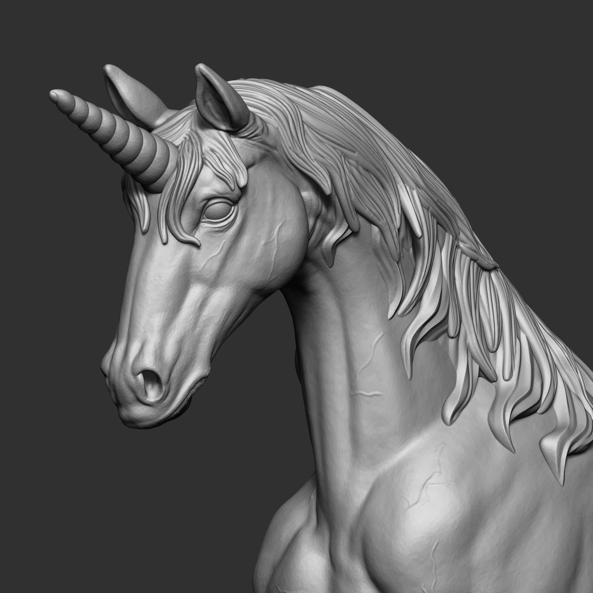 UNICORN 3D model 3D printable | CGTrader