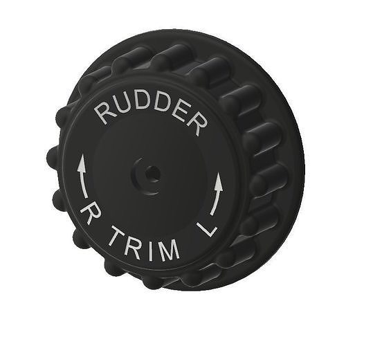 Rudder Trim Wheel P51D 102525102 3D model 3D printable CGTrader