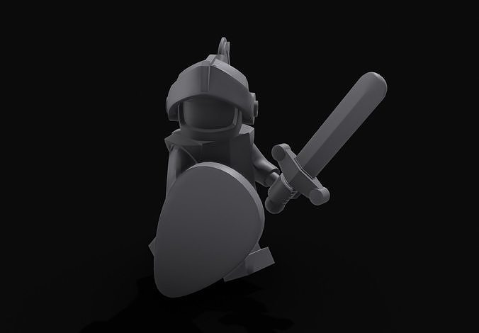 Knight - Lego Minifigure 3D model | CGTrader