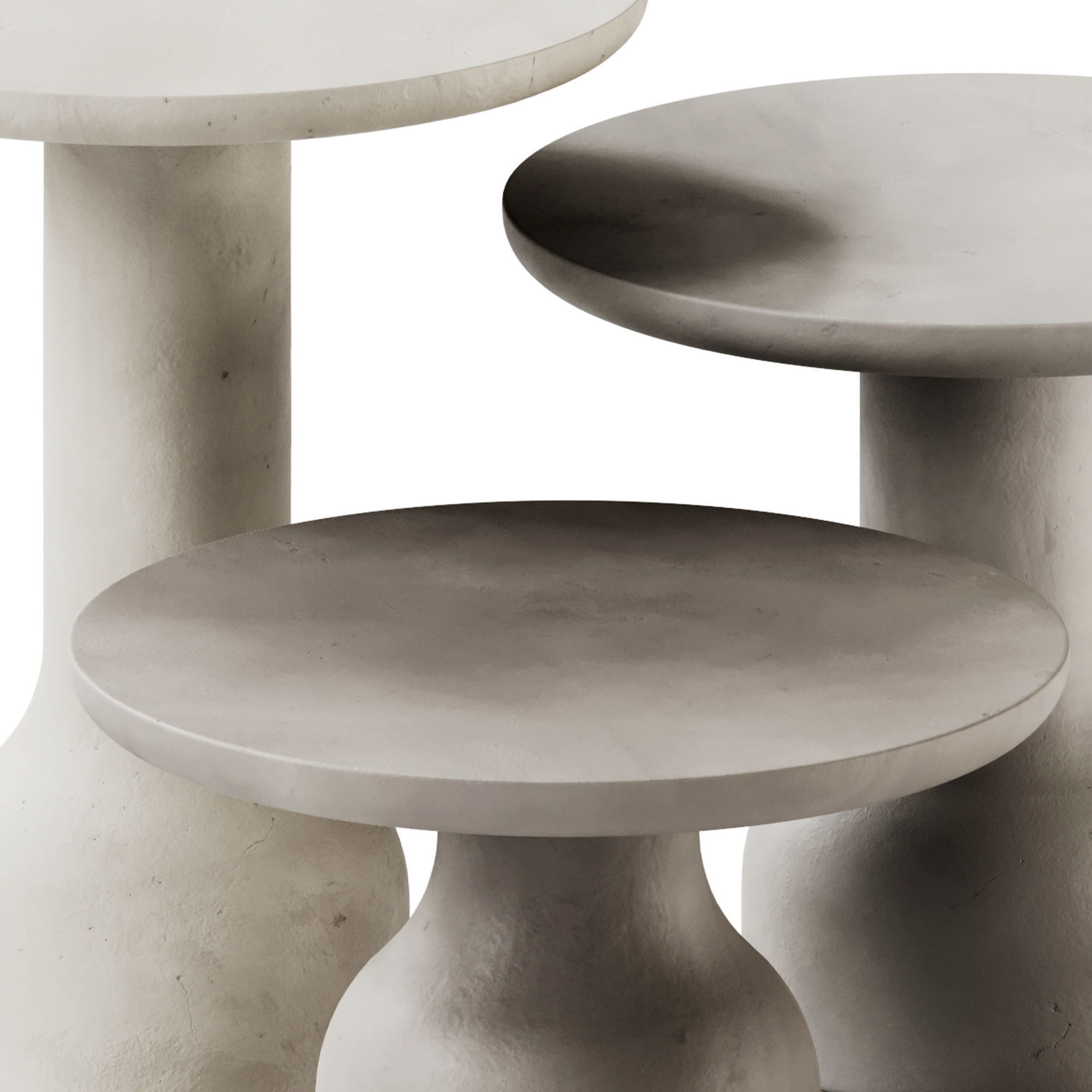 MOR DESIGN PESO Coffee table set 3D model CGTrader