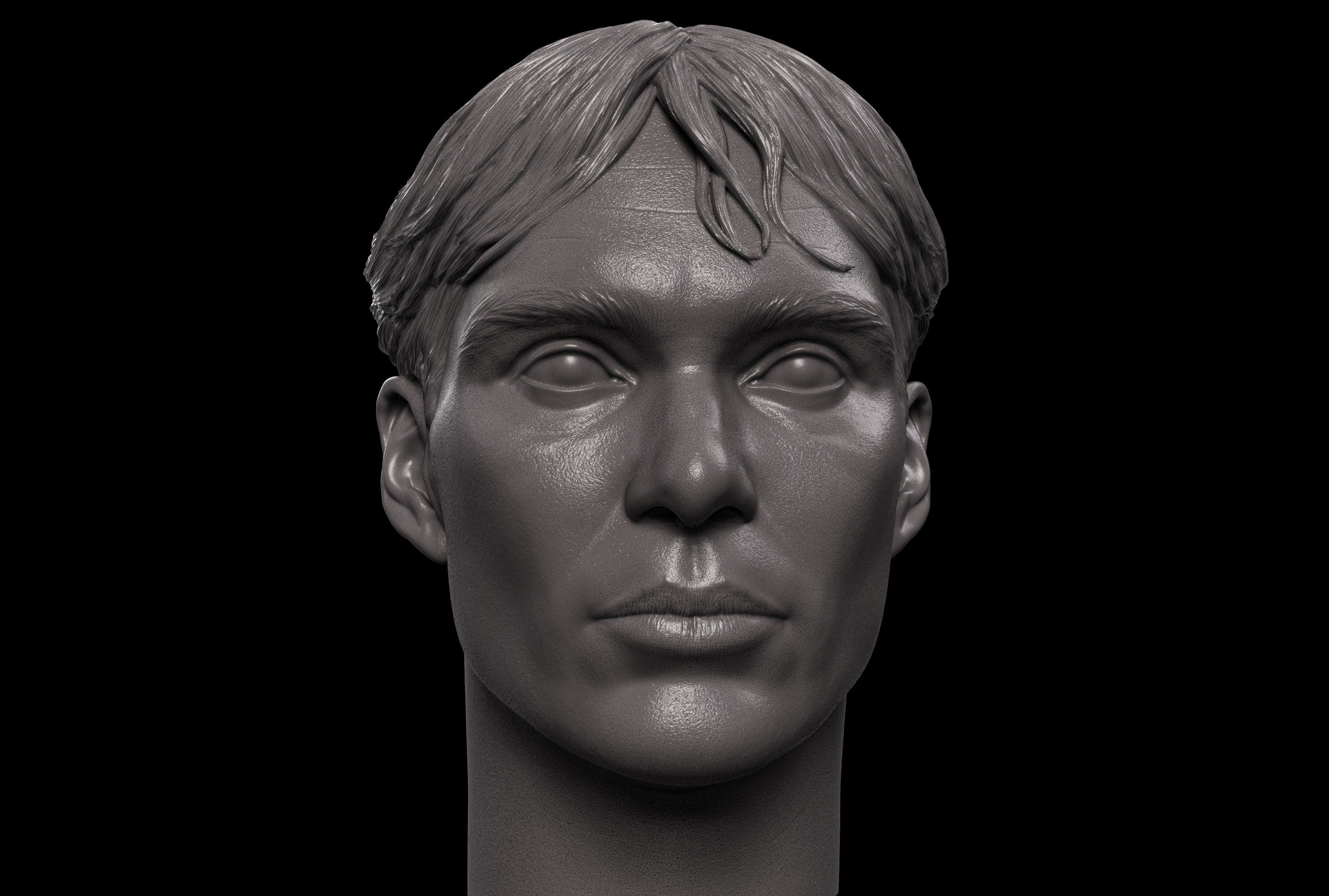 Cillian Murphy Head 3D model 3D printable | CGTrader