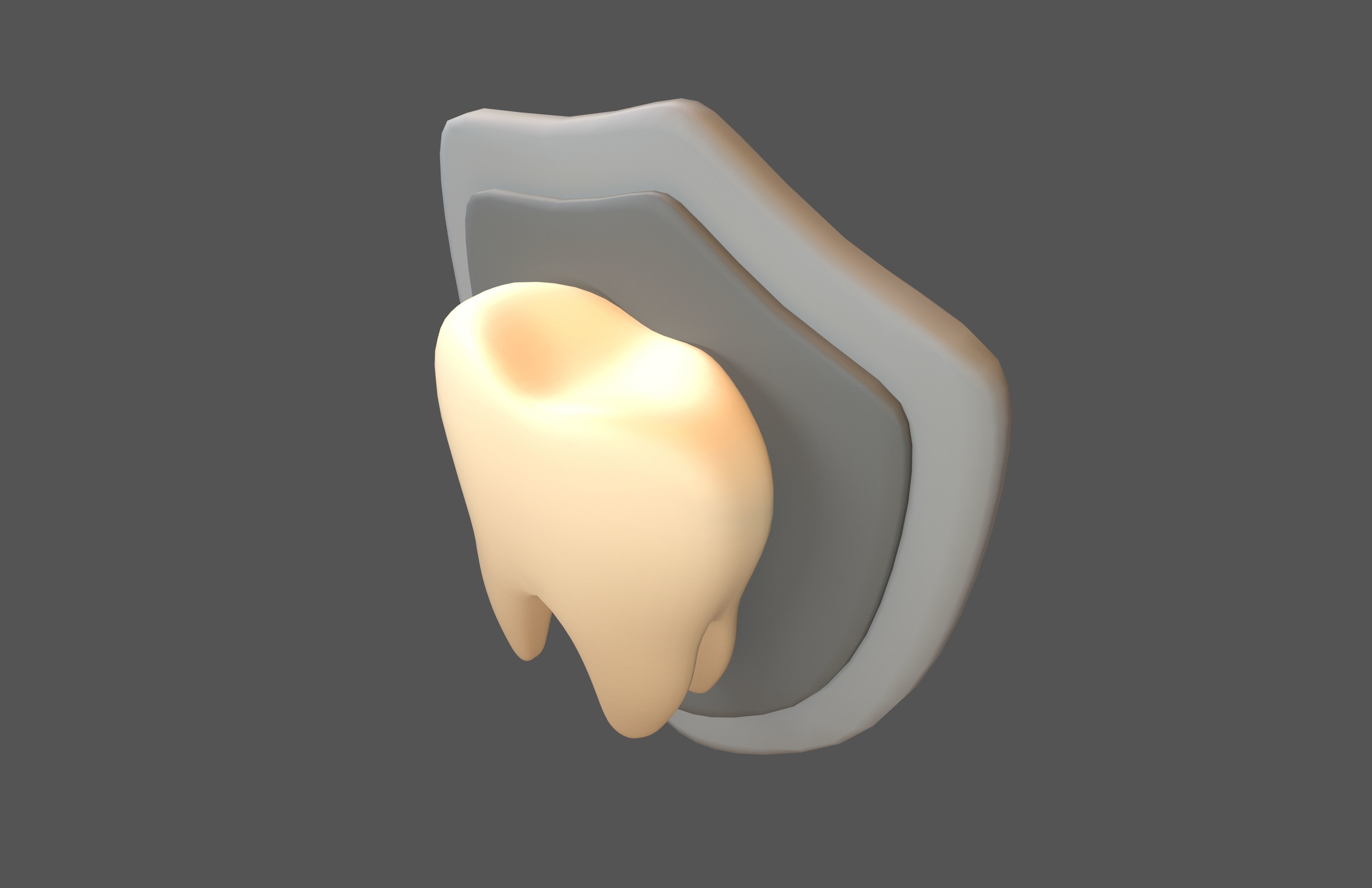 3D model Protect Tooth Emoji v1 005 VR / AR / low-poly | CGTrader
