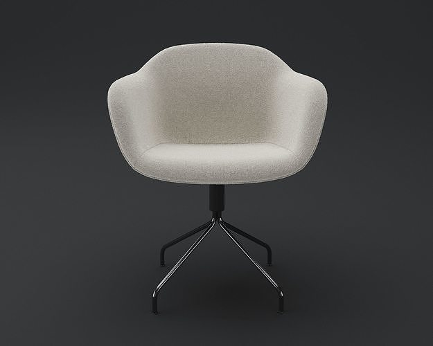 Modern Green Swivel Office Chair 3D model CGTrader