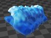 OCEAN WAVE 3D model 3D printable | CGTrader