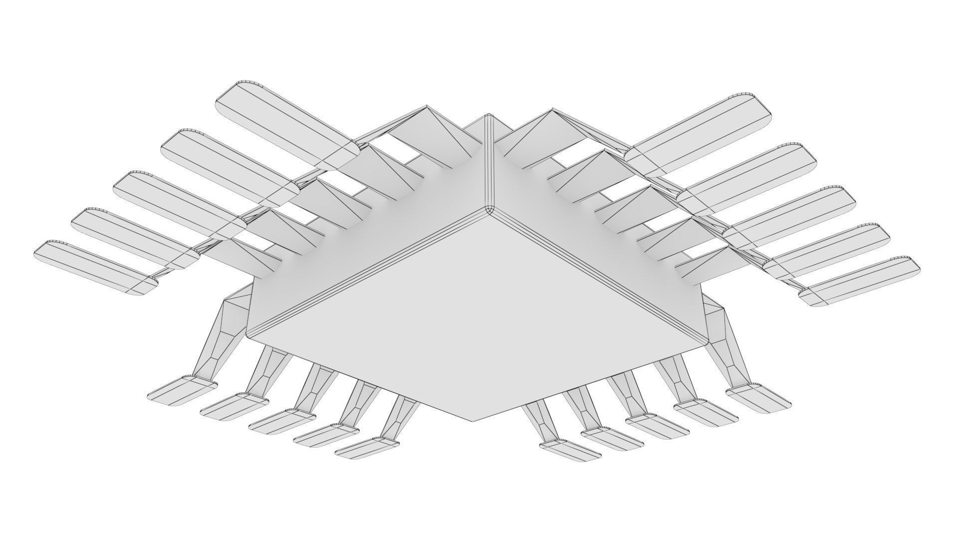 3D model Mini Computer Chip VR / AR / lowpoly CGTrader