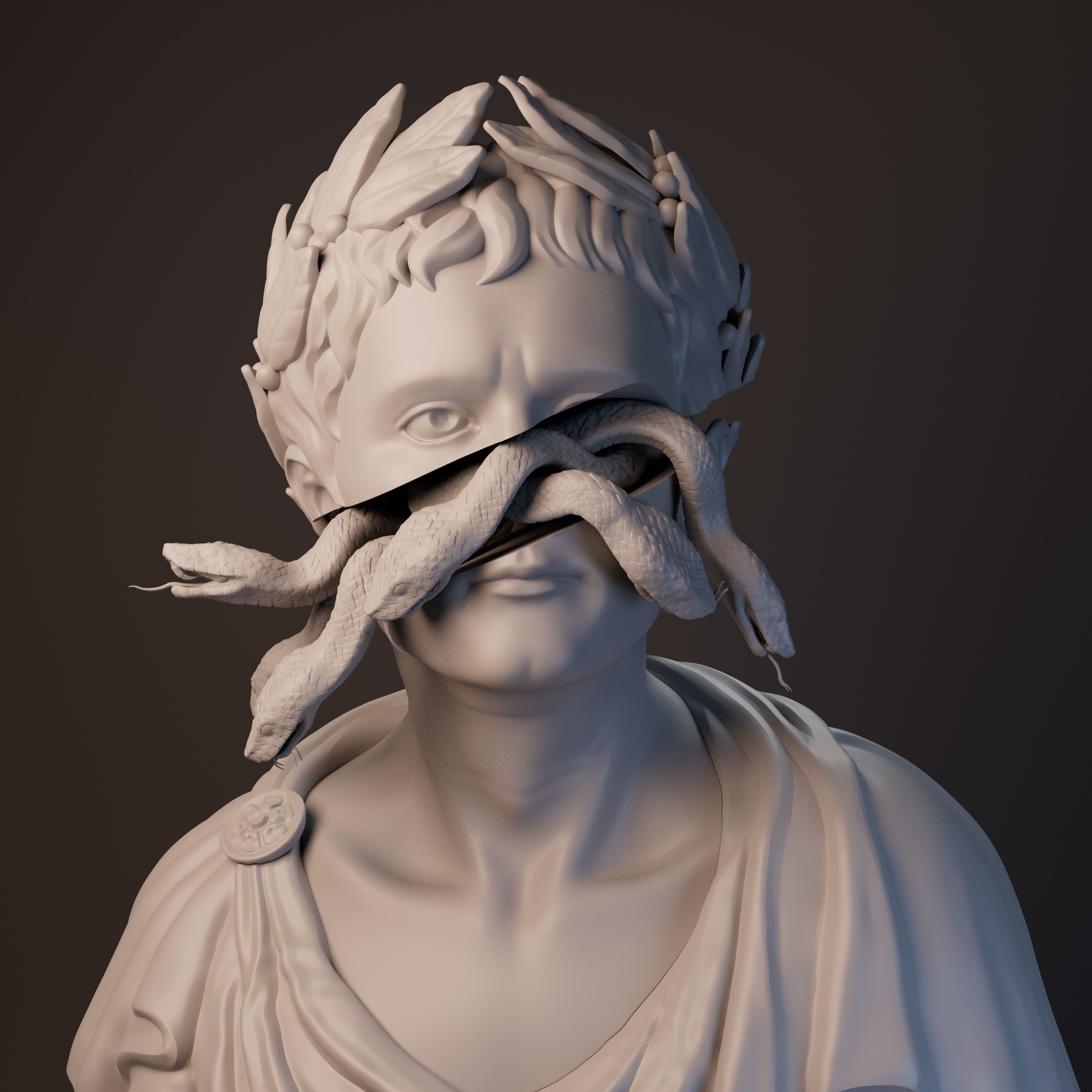 Caesar Augustus Printable Bust 3D Model 3D Printable CGTrader