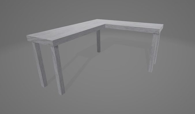 Office Desk free 3D model | CGTrader