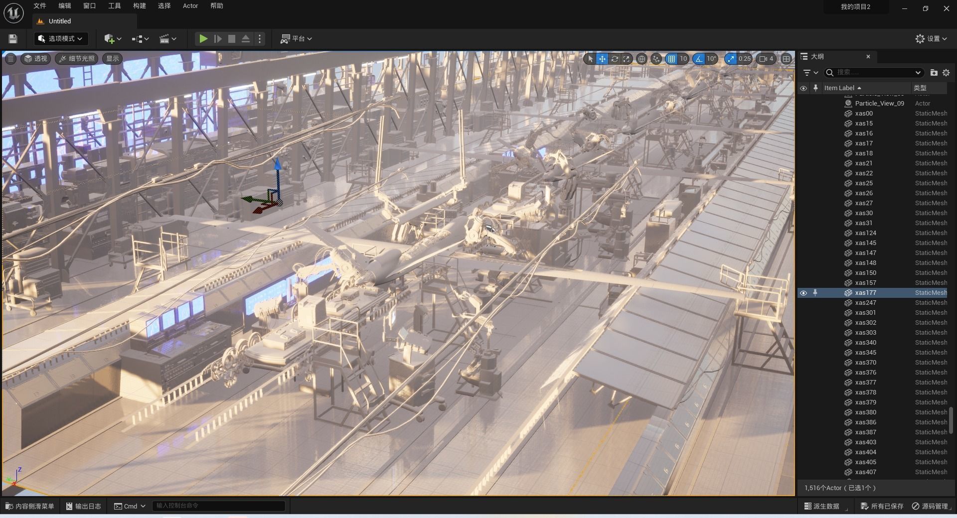 Uav maintenance manufacturing process line mechanical 3D model CGTrader