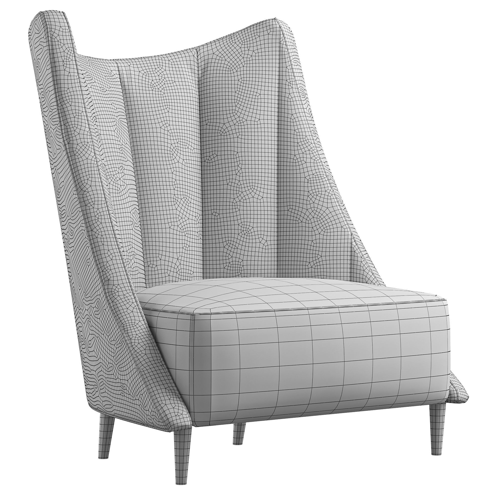 Vision armchair by 3D model CGTrader