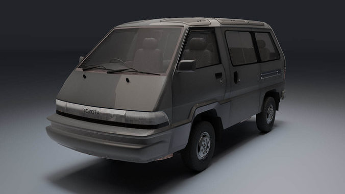 Toyota Town Ace 1990 3D model rigged | CGTrader
