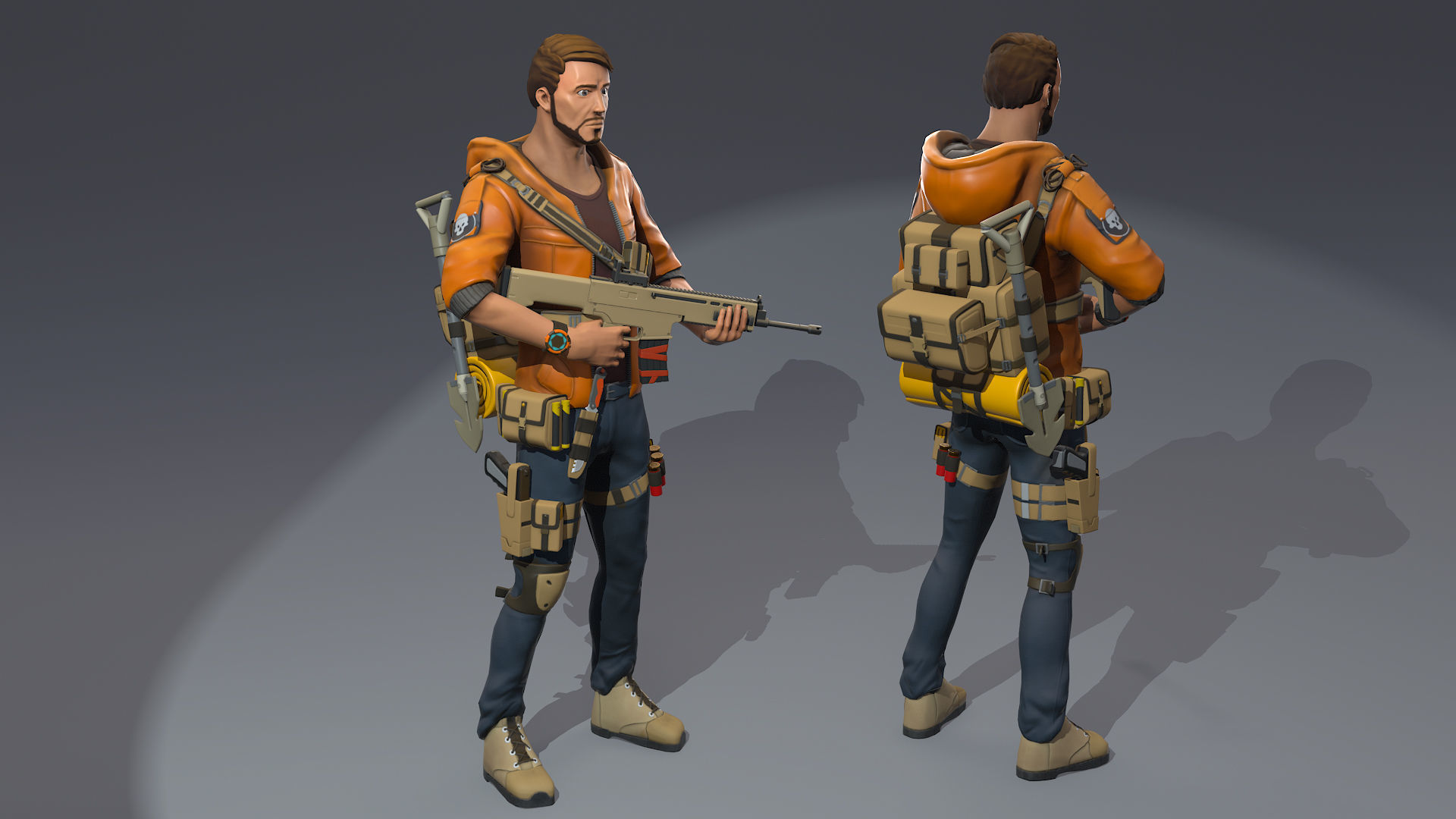 3D model Stylized Soldier Character VR / AR / low-poly | CGTrader