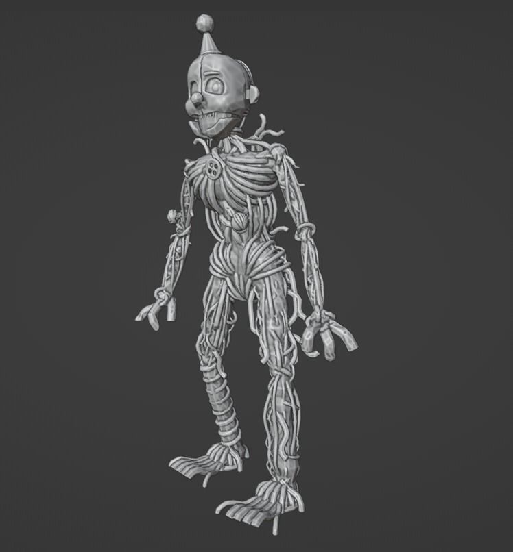 Ennard fnaf sister location 3D model 3D printable | CGTrader