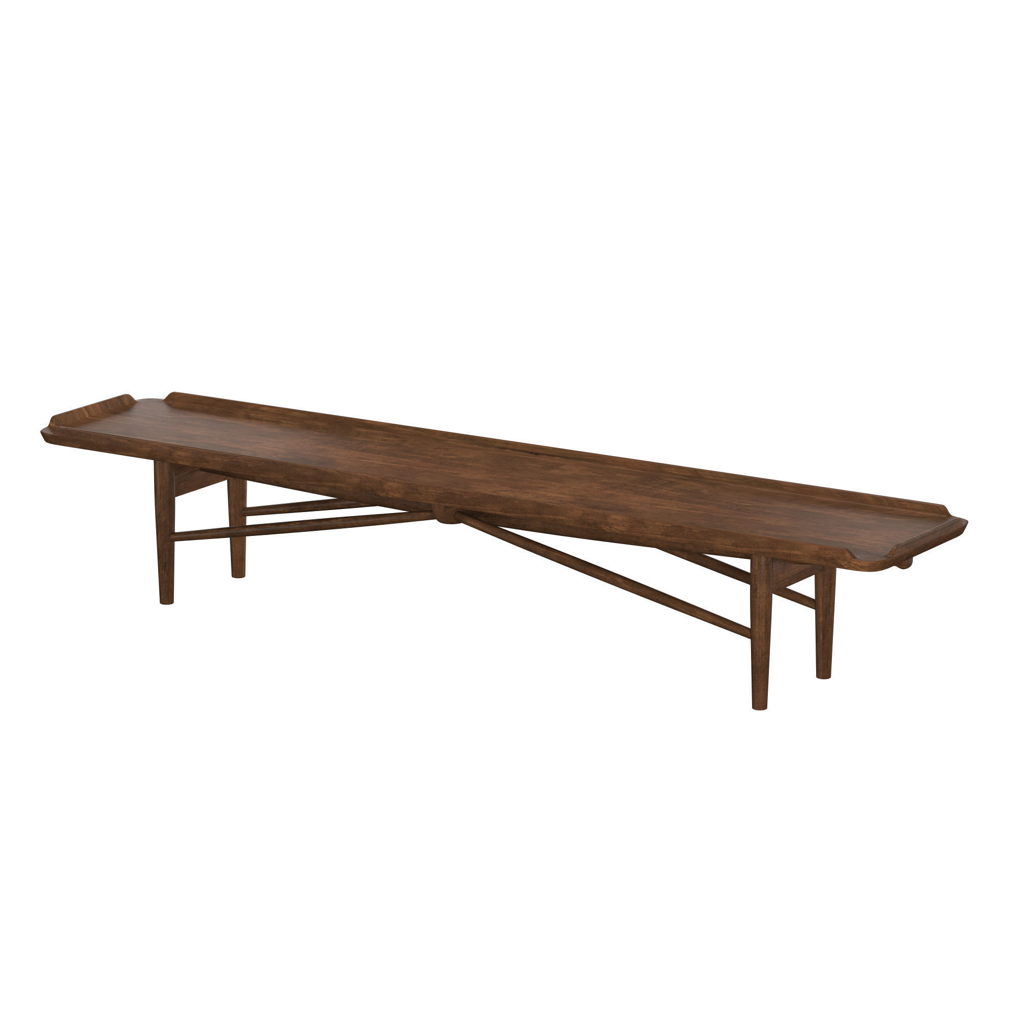 Finn Juhl Cocktail Bench 1951 3D model CGTrader