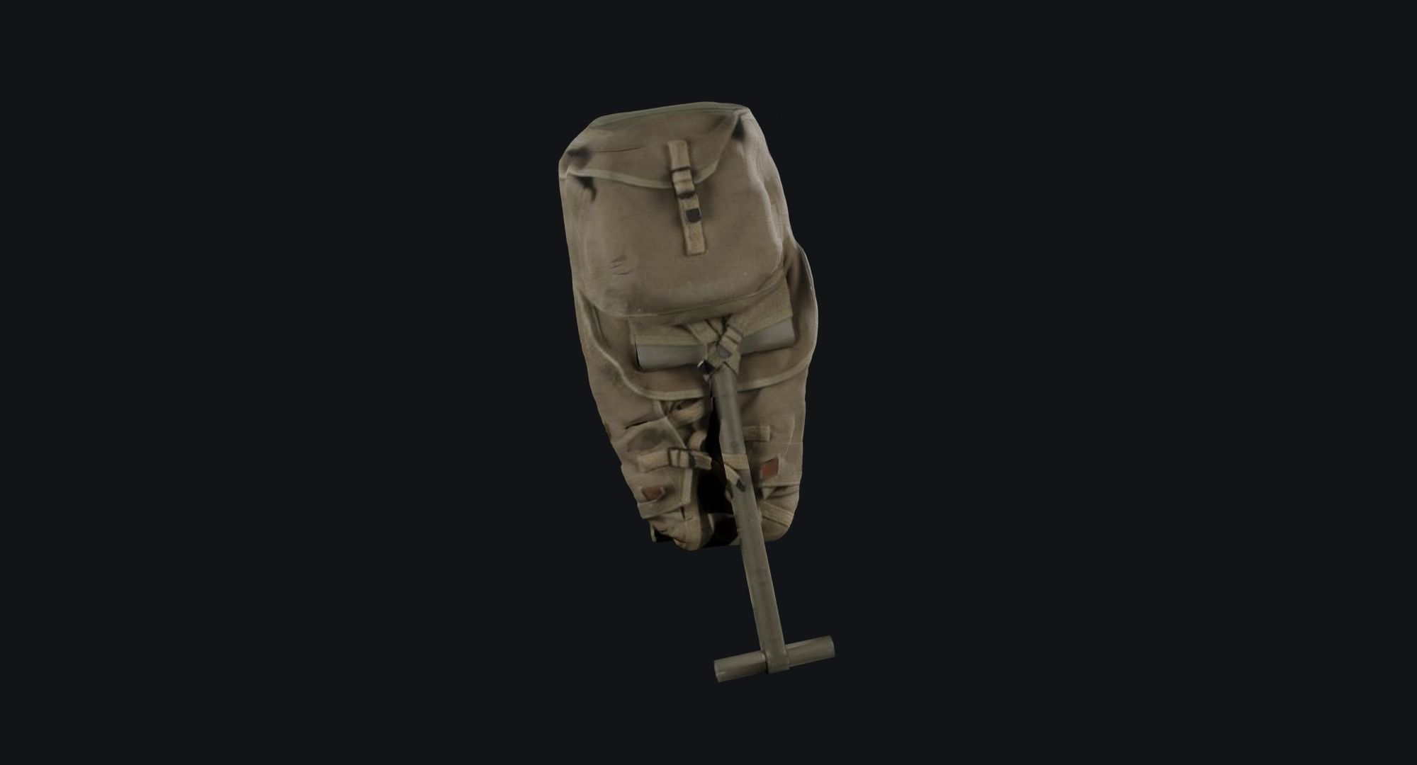 World War 2 US D-Day Backpack 3D model | CGTrader
