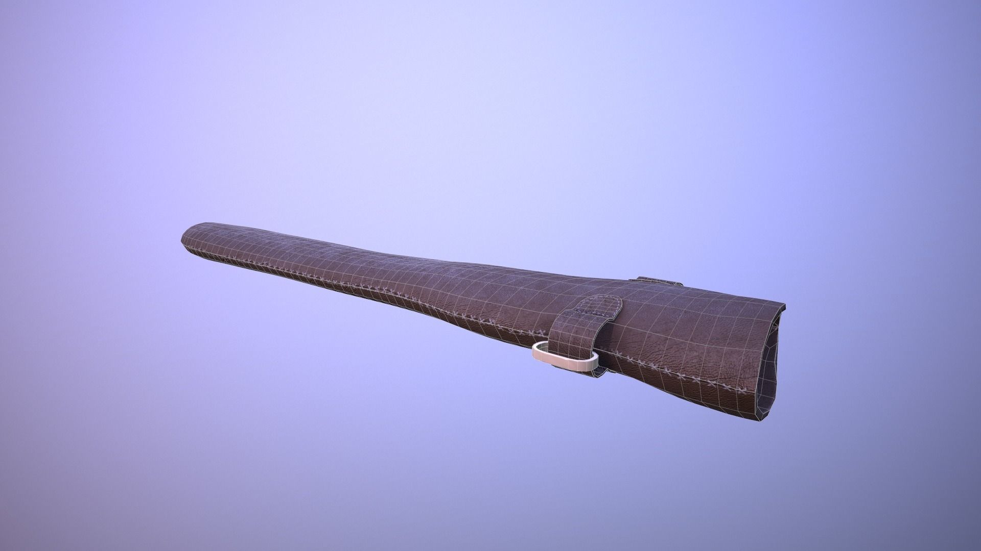 3D model Animated Sawed-off Mossberg Shotgun and Holster Game-Ready VR