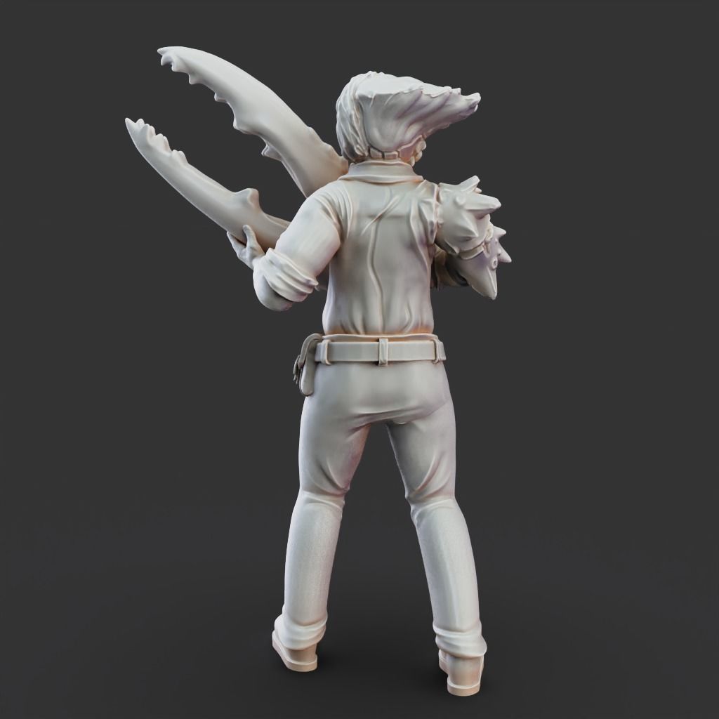 Lobster Boy - 3D Printable TTRPG - PRESUPPORTED - 32mm Scale 3D model ...