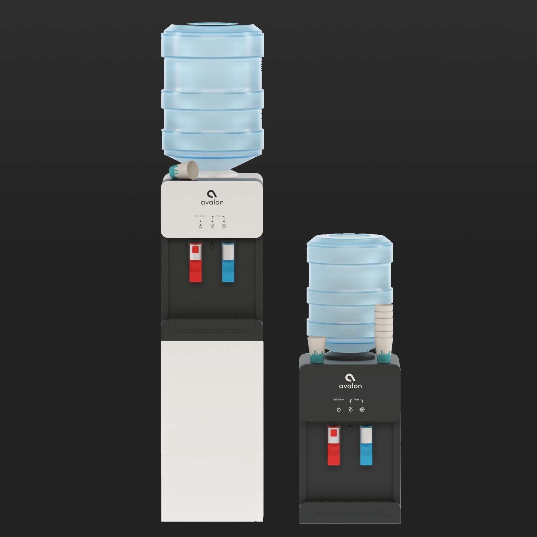 Avalon A1 and A2 Water Cooler 3D model CGTrader