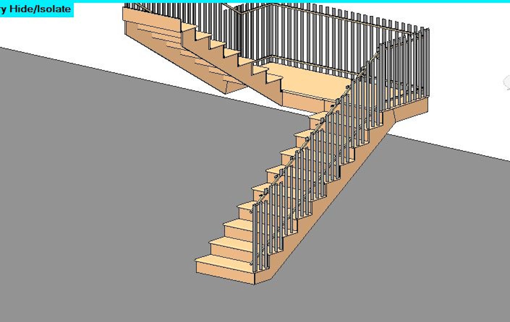 3D model railing revit collection VR / AR / lowpoly CGTrader