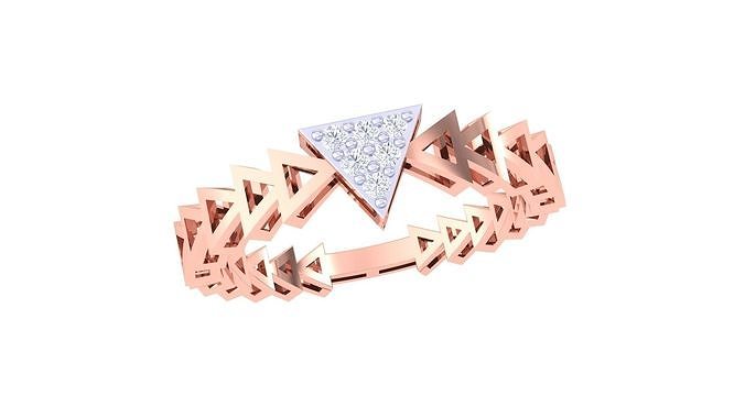 Women Band Ring 3dm render 3D model 3D printable | CGTrader