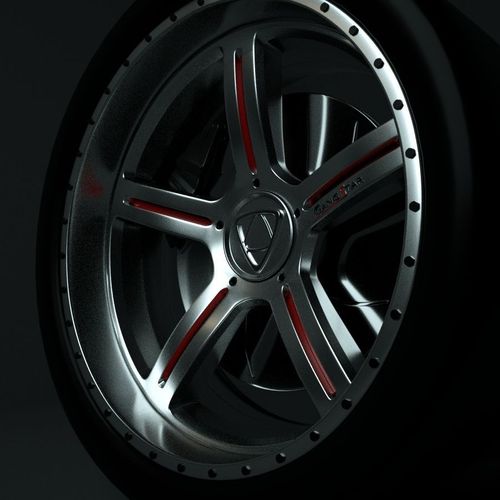 3D model Rim alloy Affekta GangStar 3D VR / AR / low-poly | CGTrader