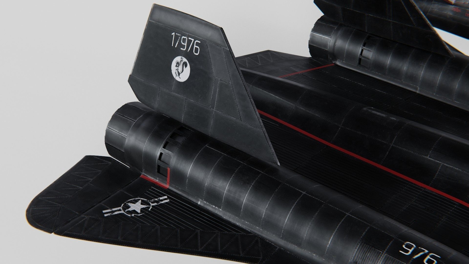 Lockheed Sr 71 Blackbird Exterior 3D model | CGTrader