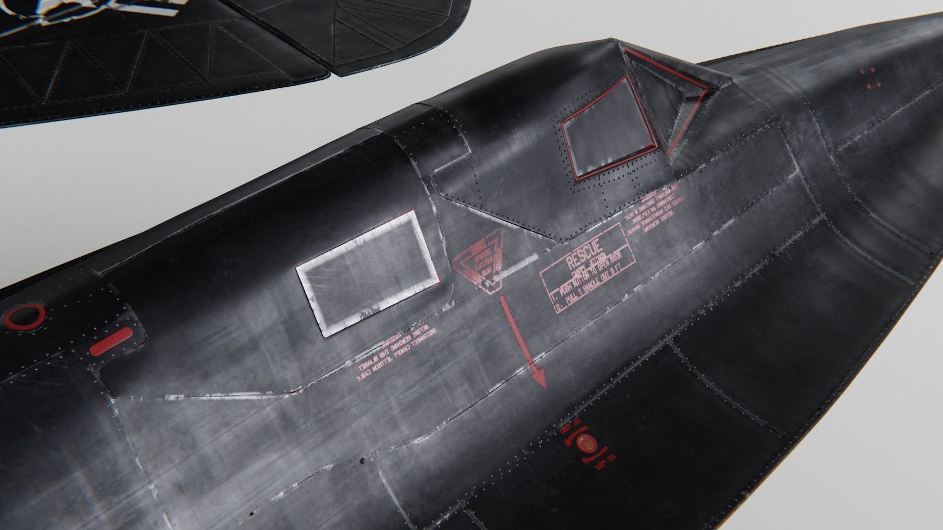 Lockheed Sr 71 Blackbird Exterior 3D model | CGTrader