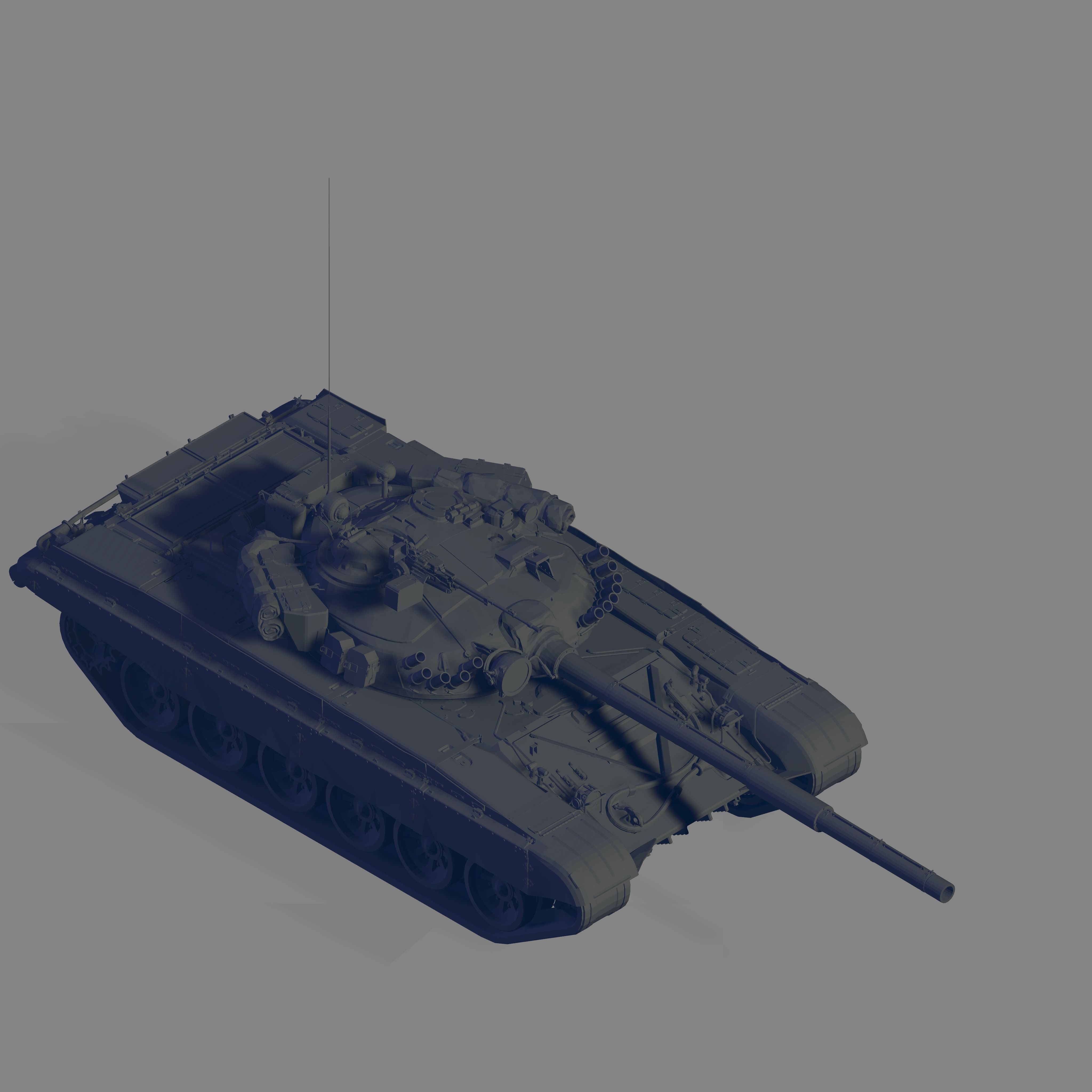 T 72A 3D model | CGTrader