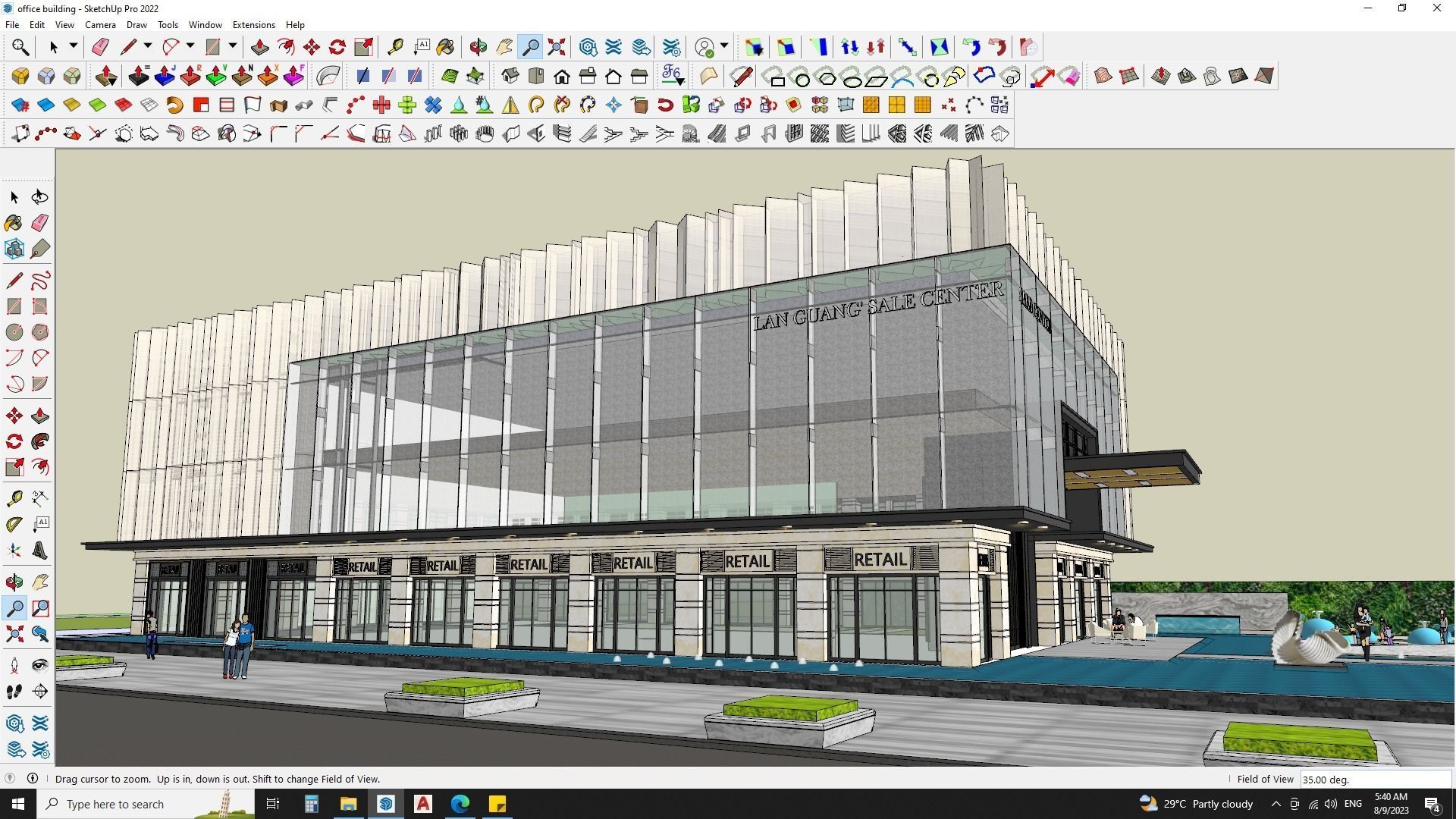office building 3d model sketchup 3D model | CGTrader
